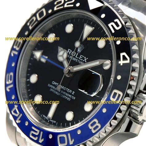 rolex batman blu e nero|rolex 116710blnr.